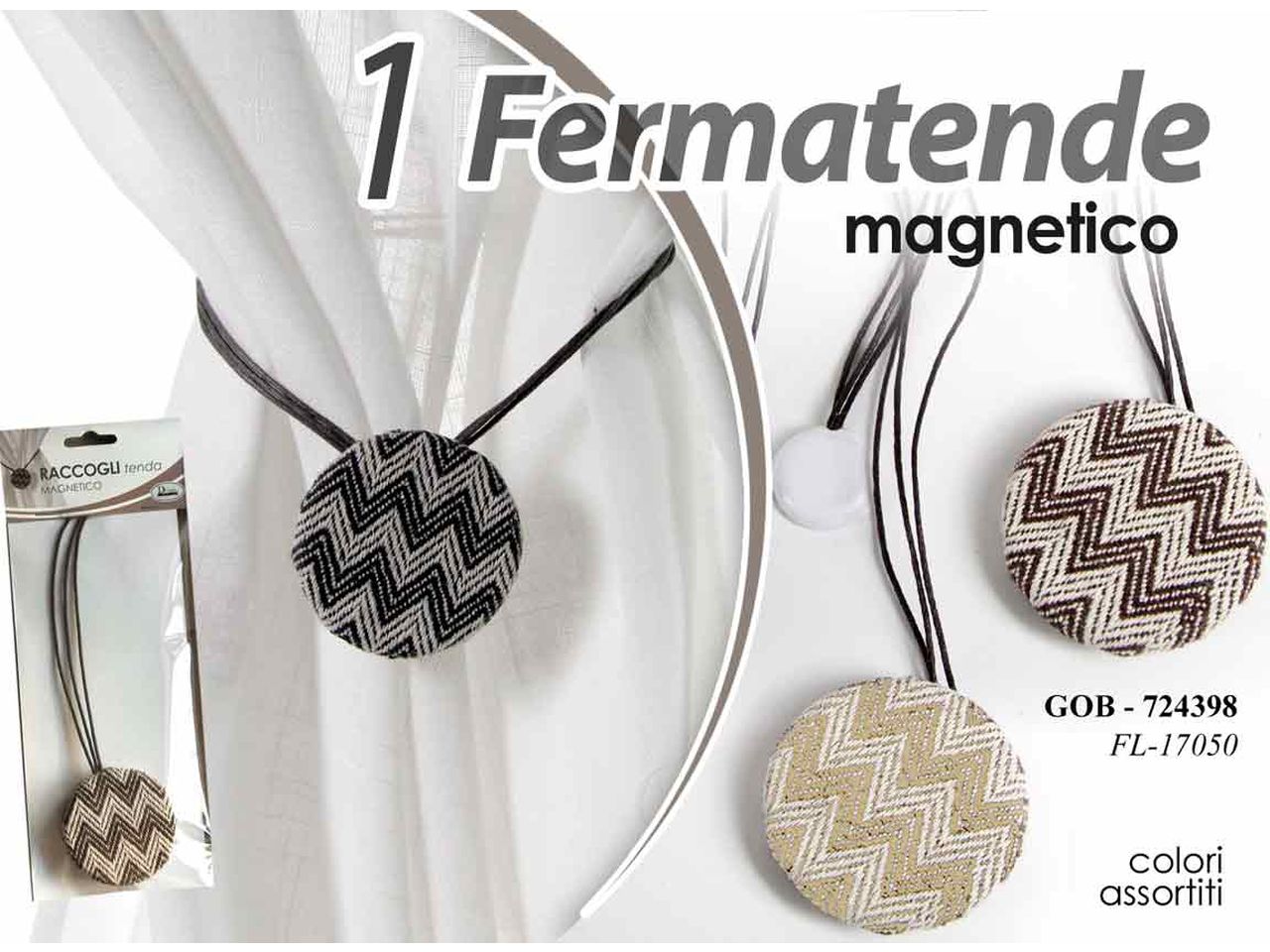 FERMATENDA TONDO MODELLI ASSORTI 724398