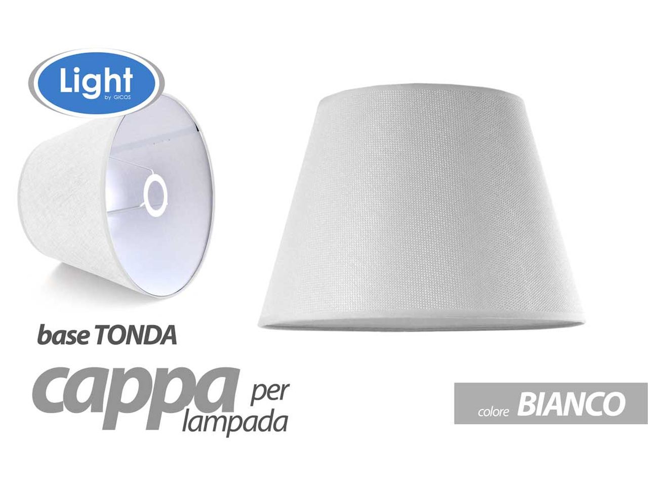 CAPPA BIANCA PER LAMPADA E27 30X 814655 CAPPA BIANCA PER LAMPADA E27 30X 814655
