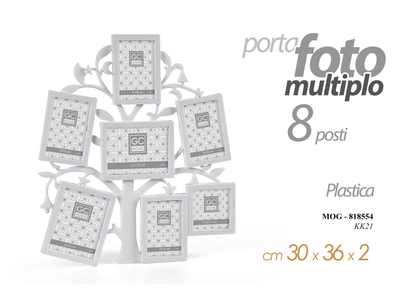 MULTIFOTO AD ALBERO 30X1,5X35,5C 818554 MULTIFOTO AD ALBERO 30X1,5X35,5C 818554