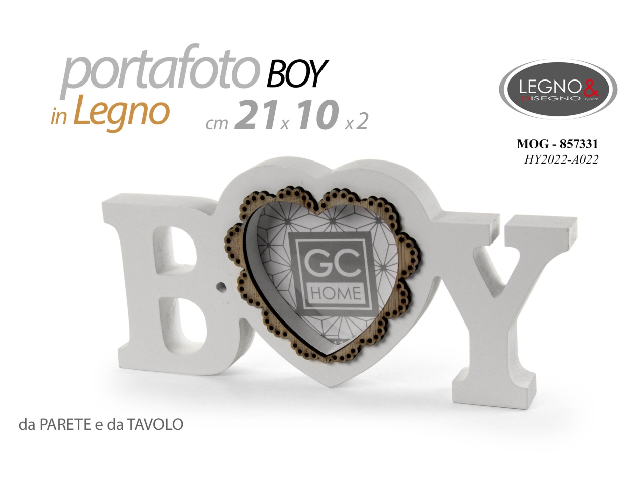DECORAZIONE C/P.FOTO 27X10X1,8CM 857331