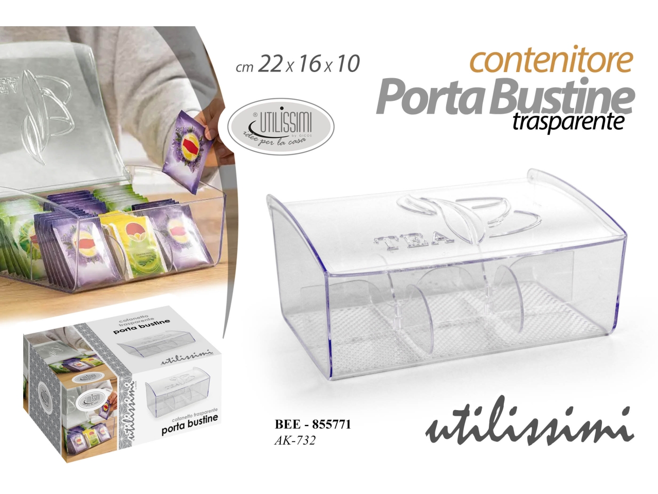 PORTA BUSTINE 22X16X10CM 855771
