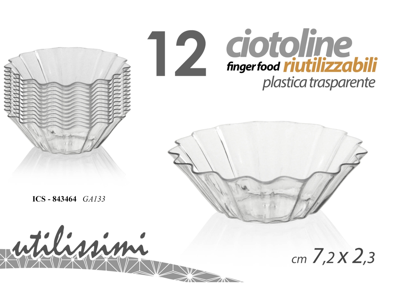 CIOTOLINE FINGER FOOD 12PZ RIUT. 843464