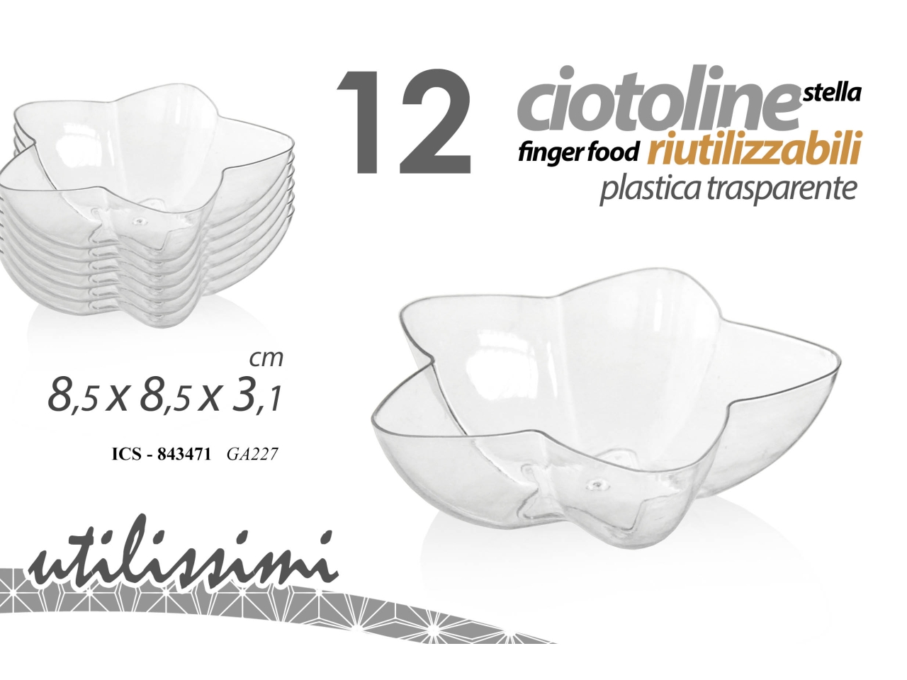CIOTOLINE STELLA 12PZ RIUT. 843471