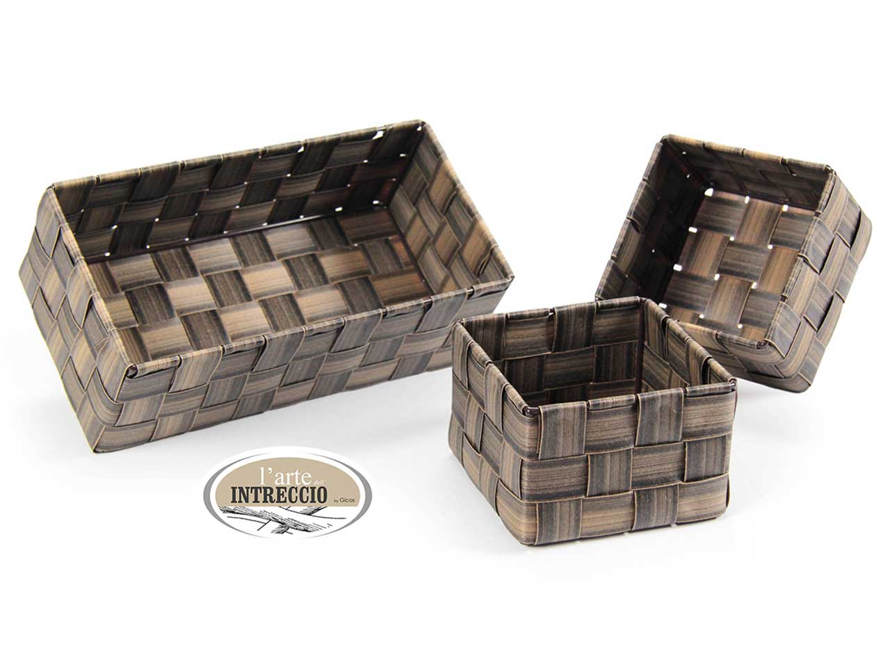 SET 3 CESTE 26X12X9CM-12X12X8CM 866920