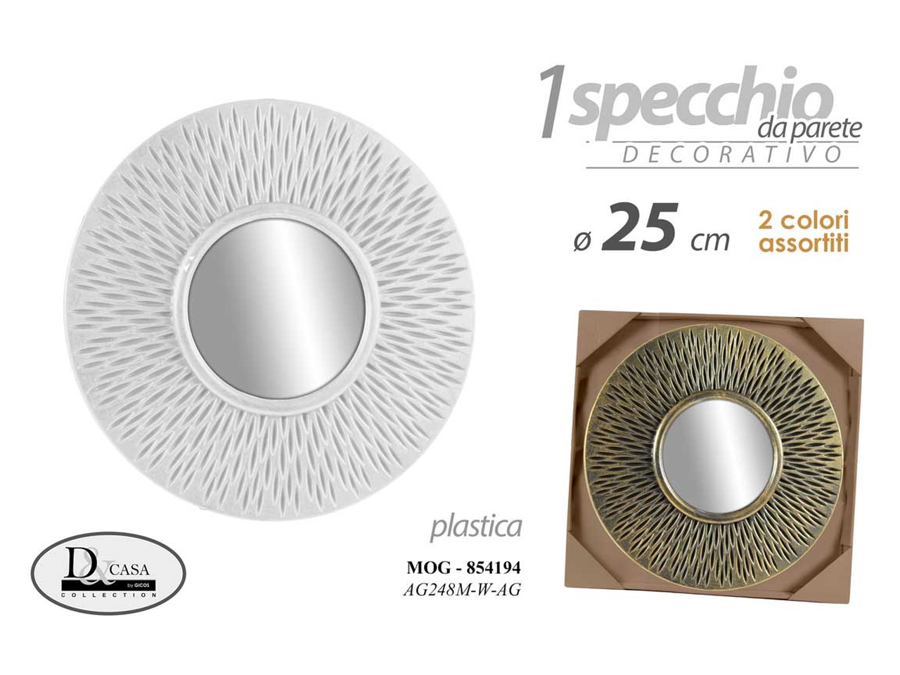 SPECCHIO ASS 25CM 854194