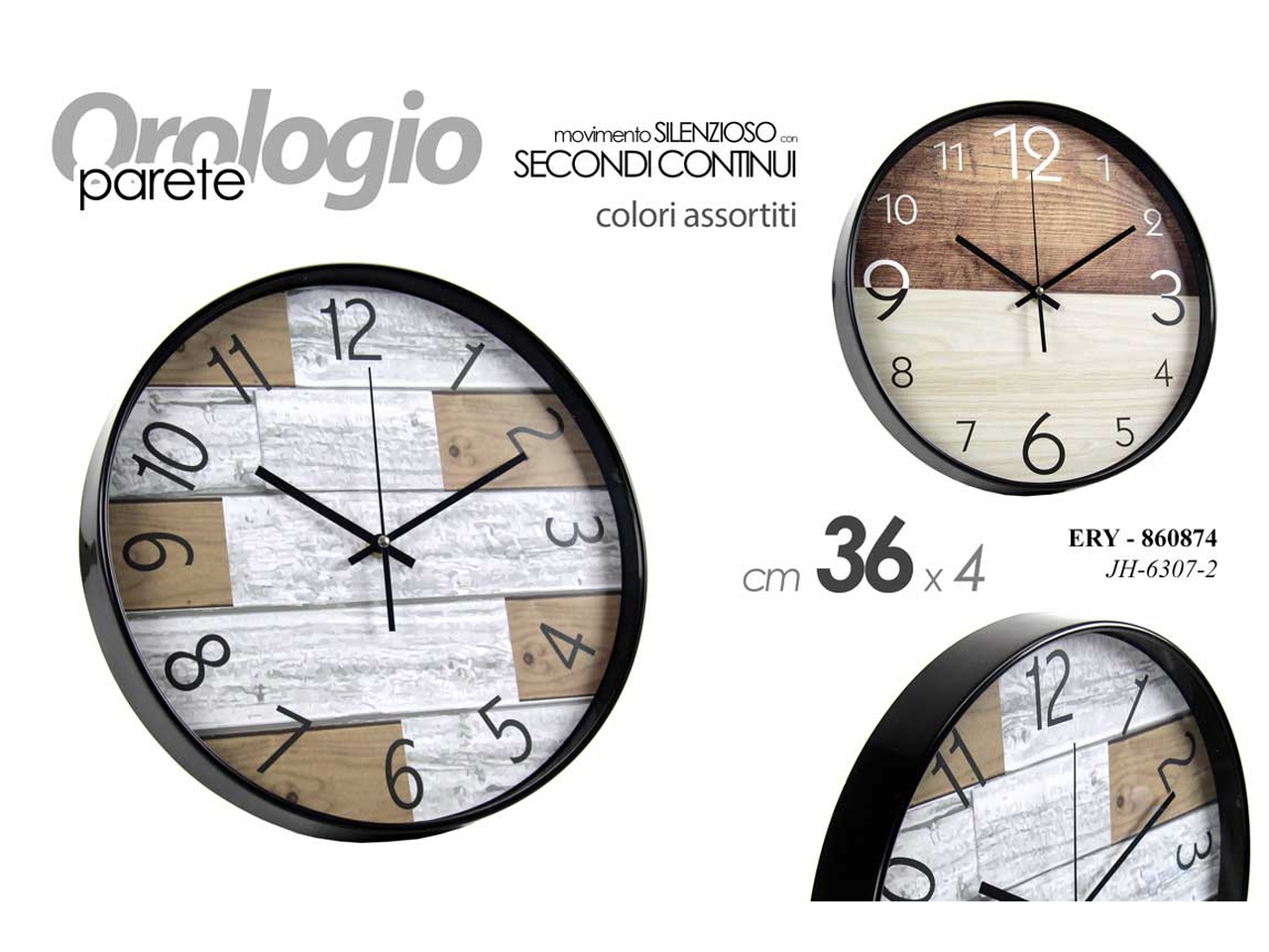 OROLOGIO ASS 36X36X4,3CM 860874