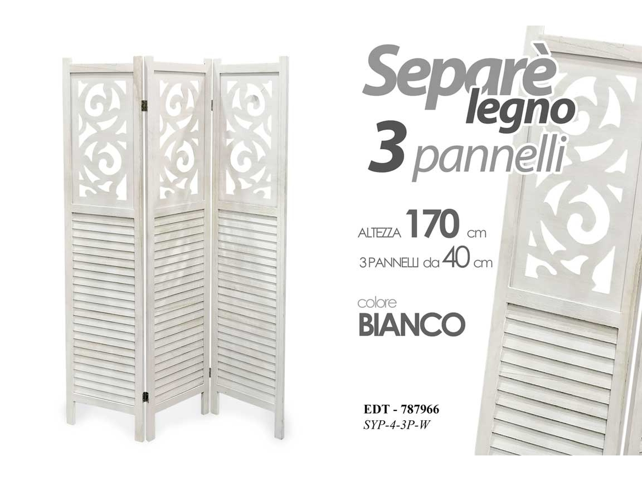 SEPARE’ 3 PANNELLI 120X170CM 787966 SEPARE’ 3 PANNELLI 120X170CM 787966