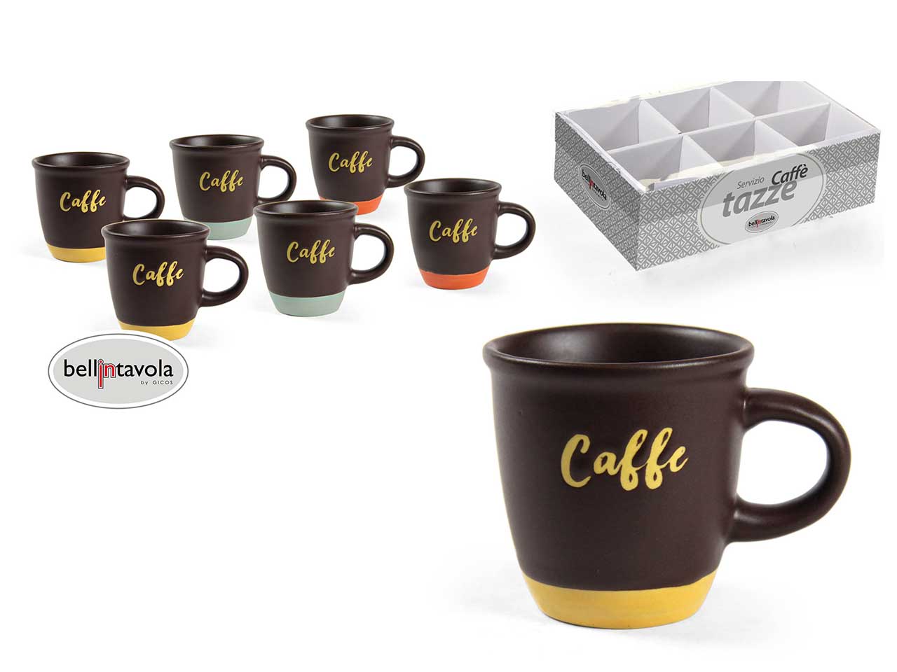 SET DA 6 TAZZ CAFFE 97ML ASS 6,2 878060