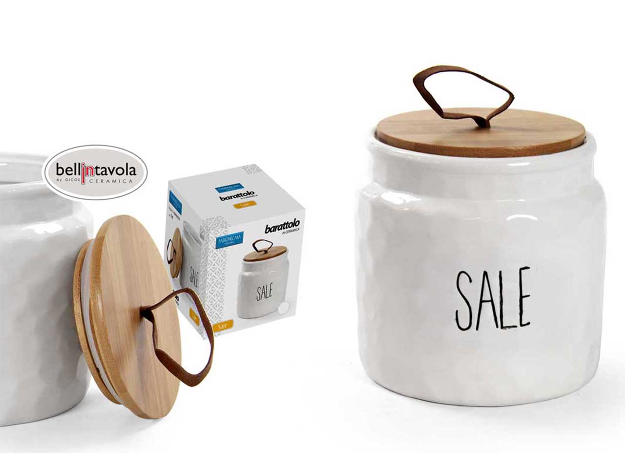 BARATTOLO SALE TAPPO BAMBOO 14CM 869433