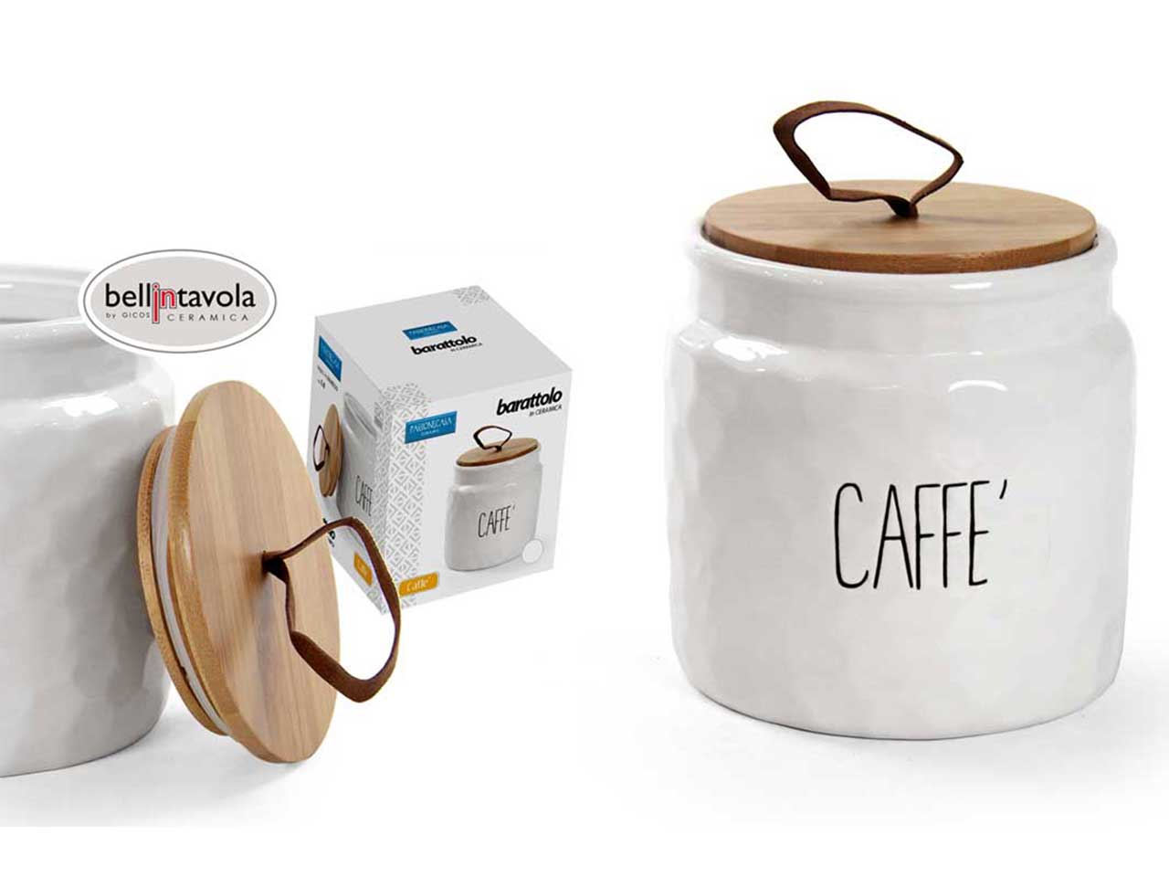 BARATTOLO CAFFE TAPPO BAMBO 14CM 869440