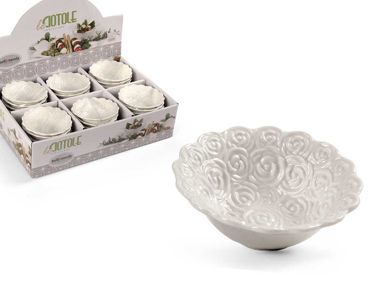 CIOTOLA BIA TONDA PORCEL 9X9X3,3 881350 CIOTOLA BIA TONDA PORCEL 9X9X3,3 881350