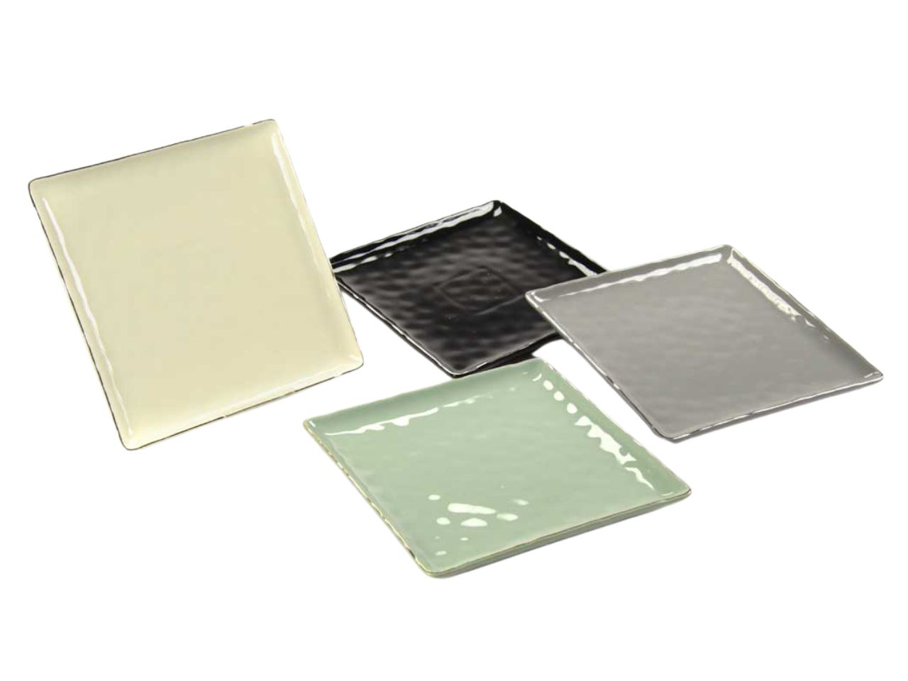 VASSOIO QUAD CERAMICA 26X2CM ASS 872204