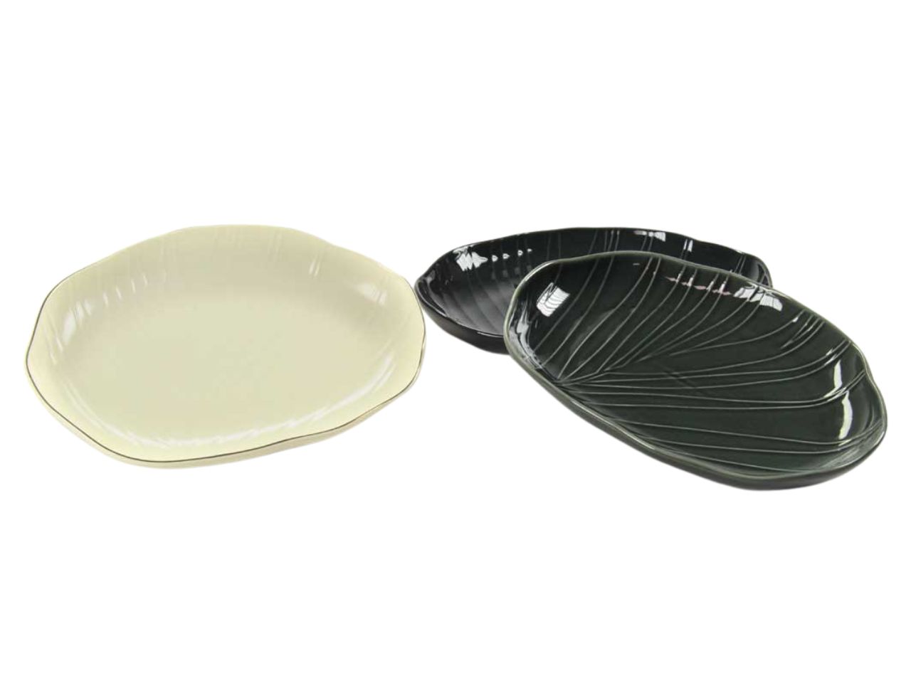 VASSOIO CER OVALE F.ORO 20CM ASS 872044