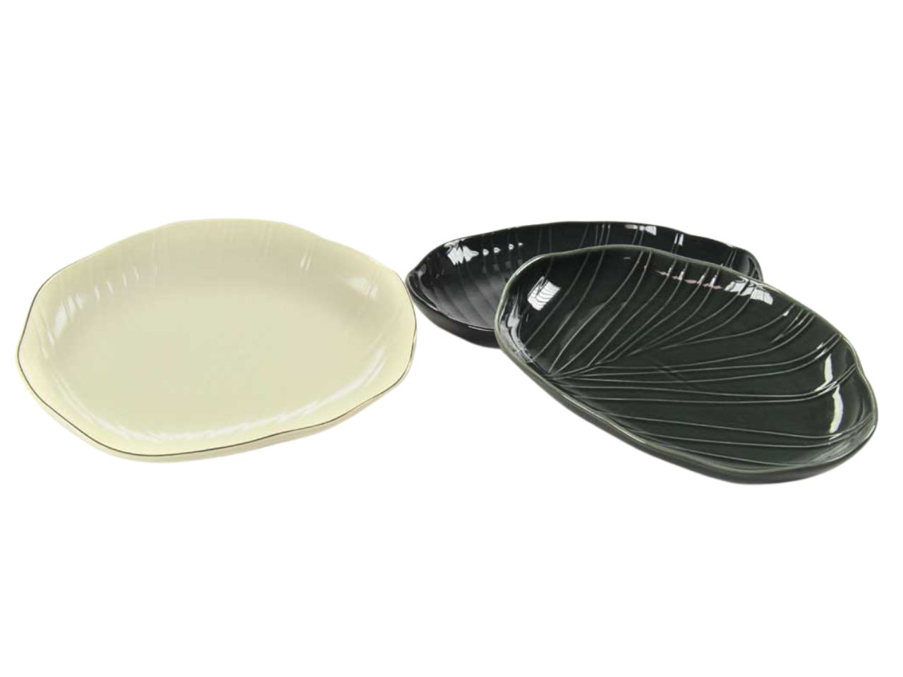 VASSOIO CERAMICA F.ORO 25CM ASS 872020