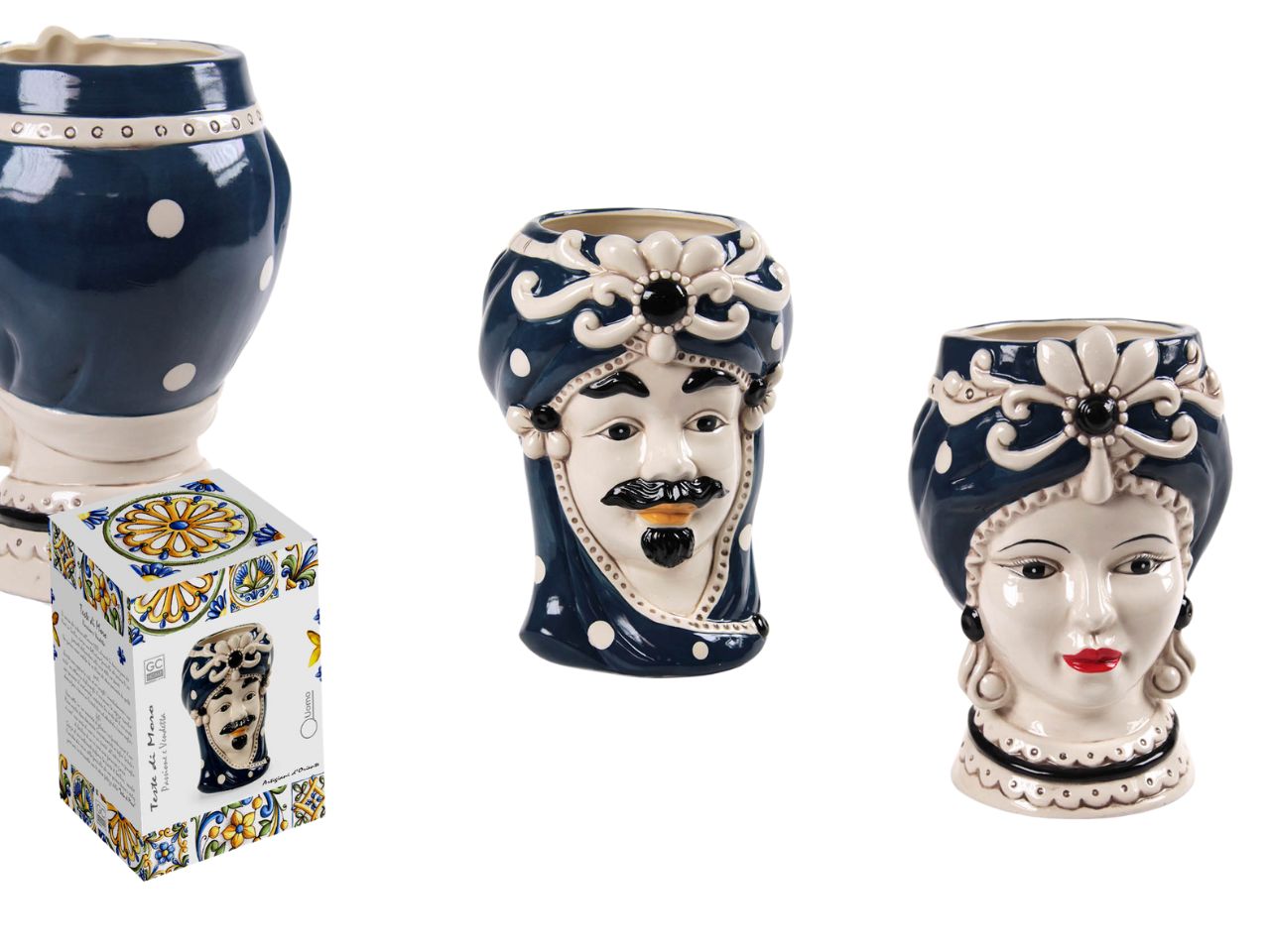 TESTA DI MORO 8X8X13CM ASS 864070