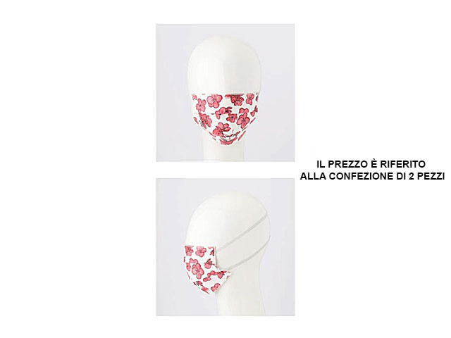 MASCHERINA TRIPLO STARTO FLOWER 2pz AA00530101 $