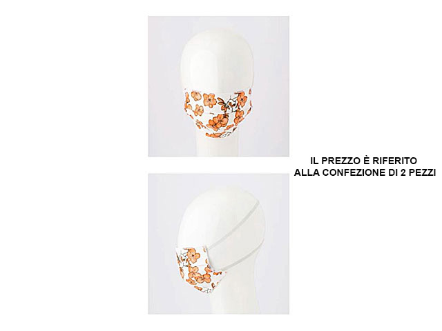 MASCHERINA TRIPLO STARTO FLOWER 2pz AA00530301 $