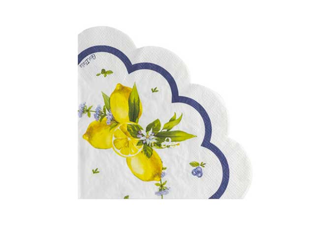 L.LEMON TOVAGLIOLO SMERLO FIORE 33×33 16pz 64108 L.LEMON TOVAGLIOLO SMERLO FIORE 33×33 16pz 64108