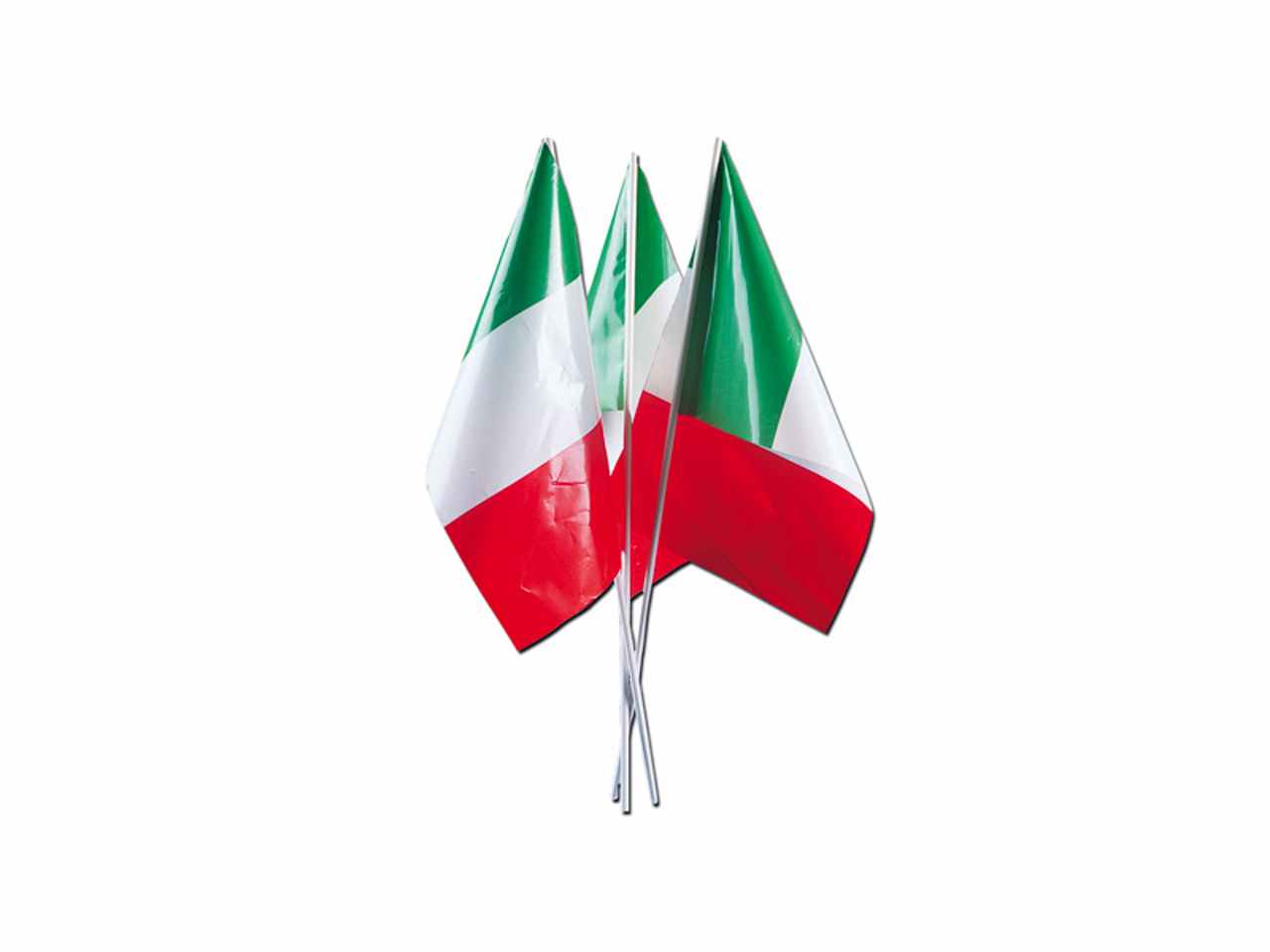 BANDIERA ITALIA 24pz 20x30cm C/ASTA 54187