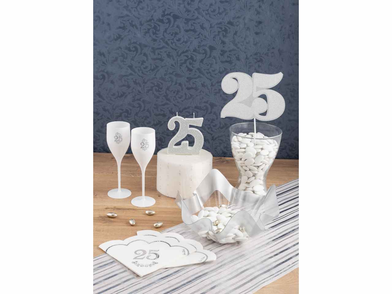 L.FIORE ARG.TOVAGLIOLI 16pz 33x33cm 64001 L.FIORE ARG.TOVAGLIOLI 16pz 33x33cm 64001