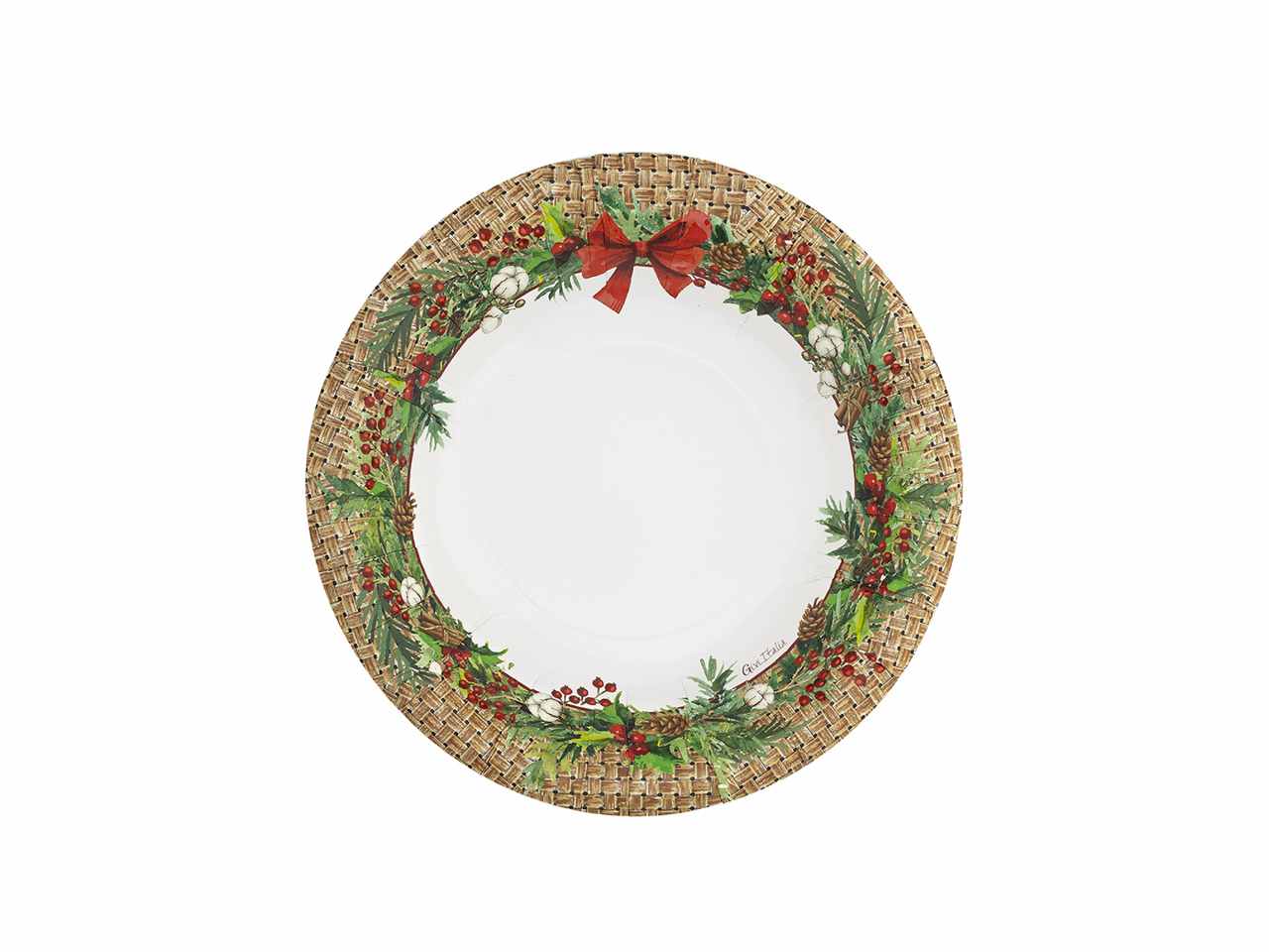 PIATTI ROUND SHAPE CM24 RATTAN CH 64302$