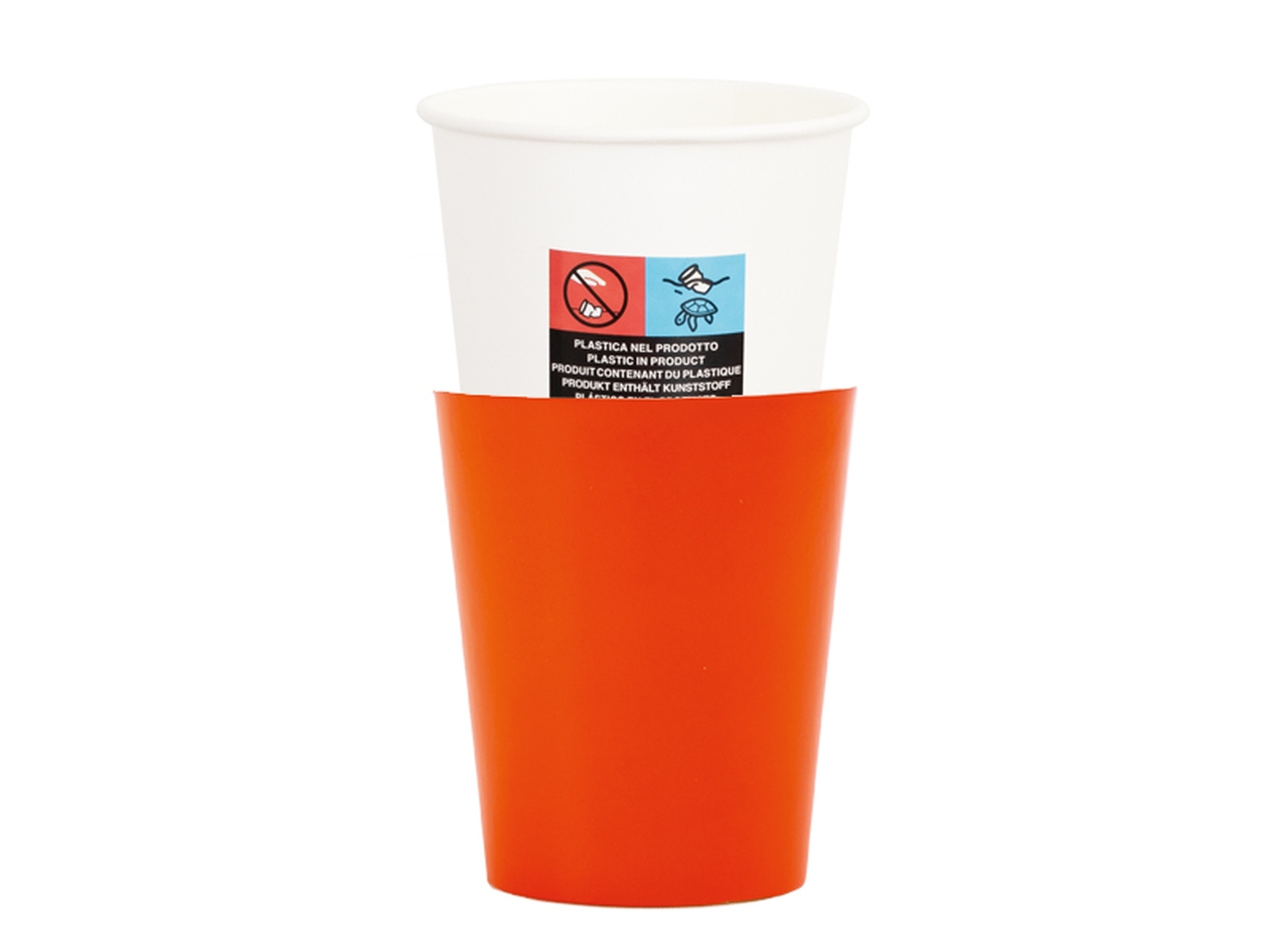 BICCHIERI+COVER PAPAYA 250CC 8PZ 63574