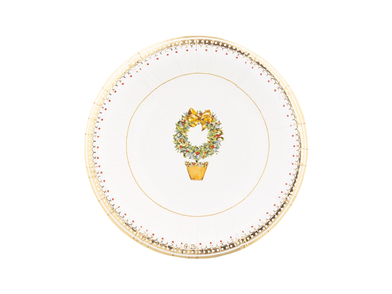 PIATTI 24CM JOYEUX NOEL 8PZ 64612 PIATTI 24CM JOYEUX NOEL 8PZ 64612