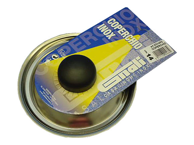 COPERCHIO INOX 18/C POMOLO 14cm C014PC COPERCHIO INOX 18/C POMOLO 14cm C014PC