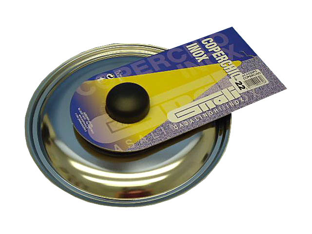 COPERCHIO INOX 18/C POMOLO 22cm C022PC COPERCHIO INOX 18/C POMOLO 22cm C022PC