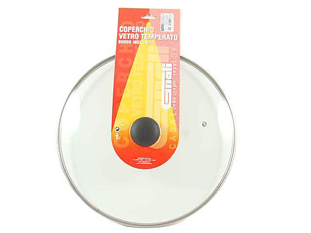 COPERCHIO VETRO TEMPERATO 32cm COV32PC COPERCHIO VETRO TEMPERATO 32cm COV32PC