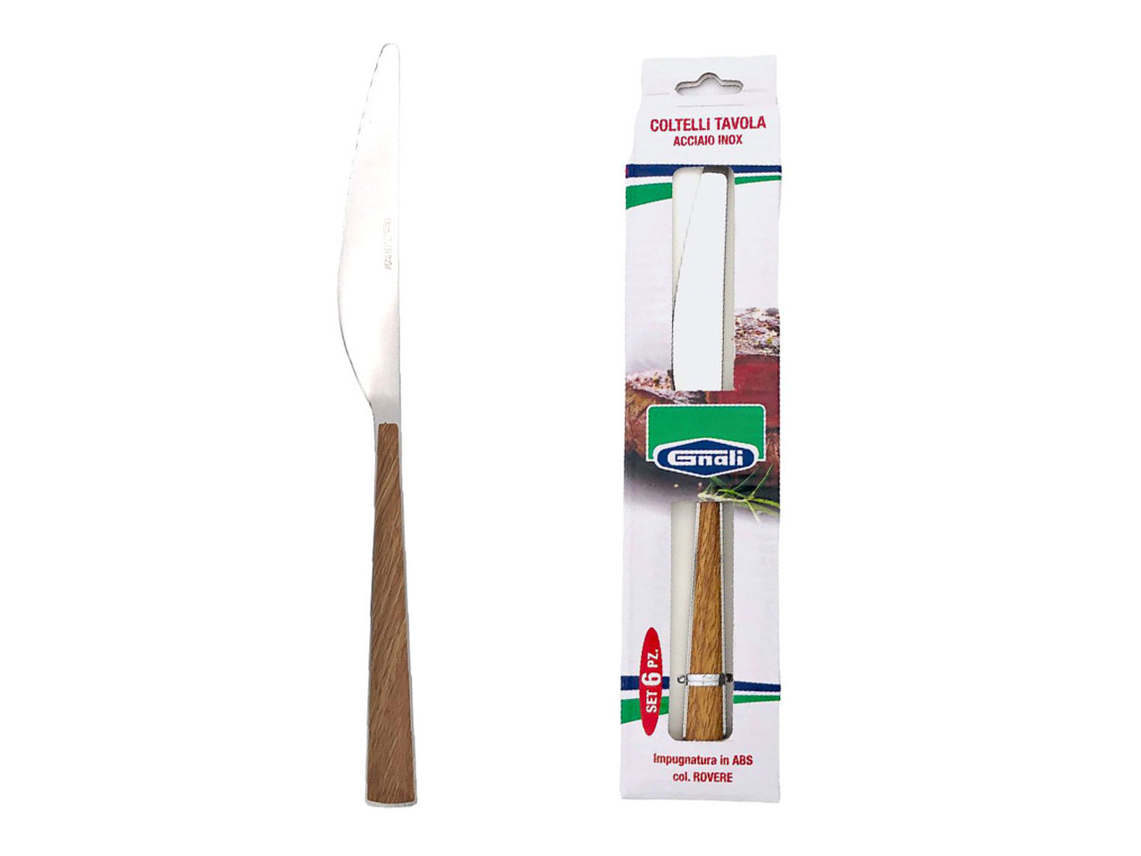 COLTELLO TAVOLA DAFNE ROVERE 6PZ K10DA/RO