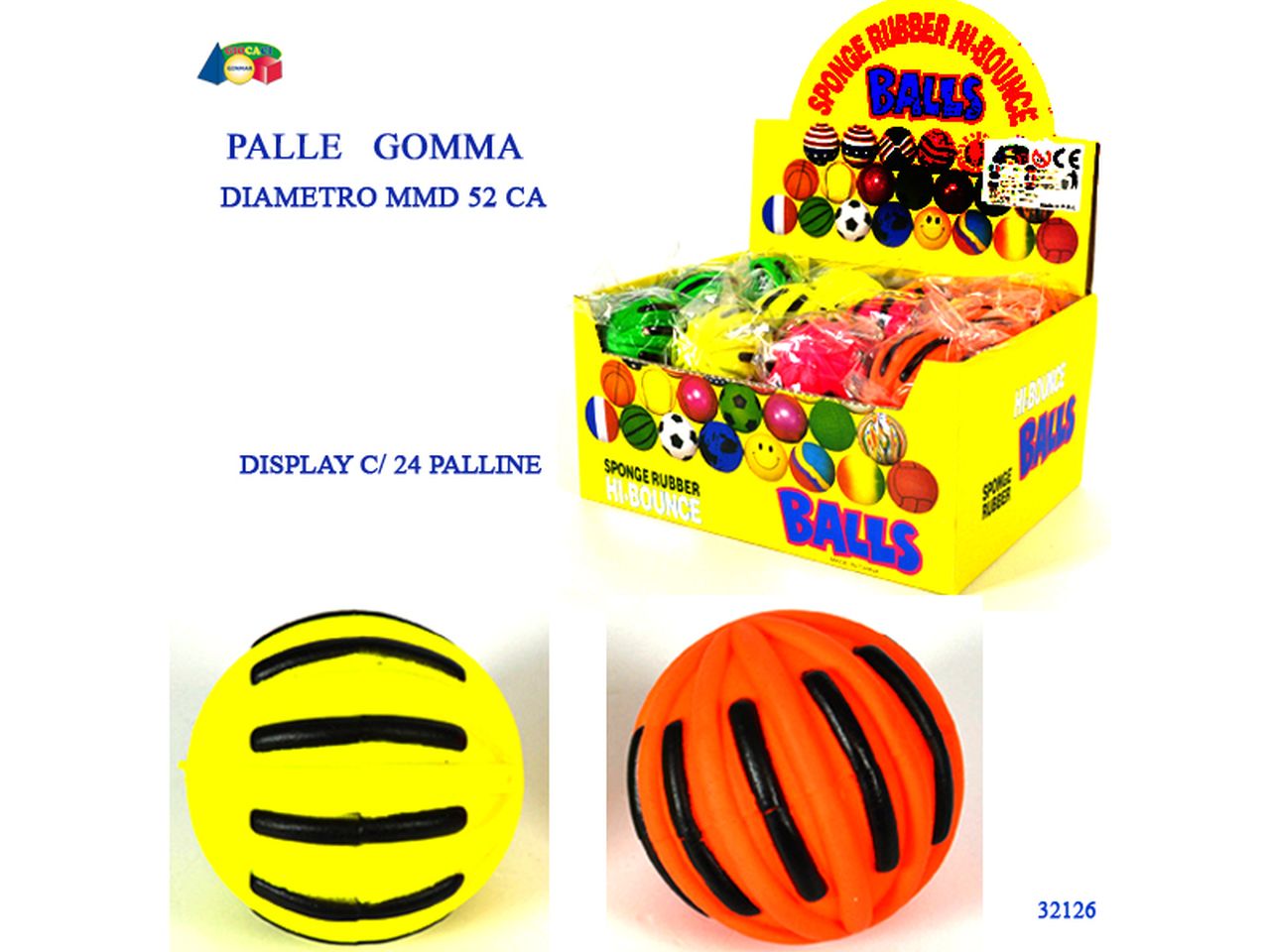 PALLA FANTASIA 4 COLORI ASSORTITI 32126