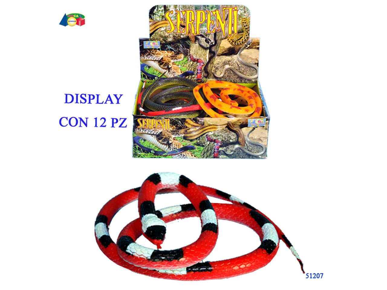 SERPENTE COLORI ASSORTITI 51207 SERPENTE COLORI ASSORTITI 51207