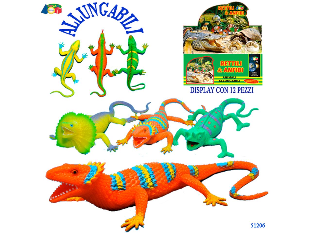 ANIMALI LUCERTOLA ALLUNGABILE 51206