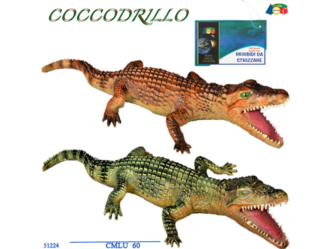 COCCODRILLO GRANDE MORBIDO 51224 COCCODRILLO GRANDE MORBIDO 51224