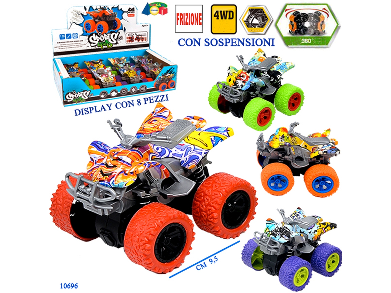 QUAD MONSTER A FRIZIONE 10696 QUAD MONSTER A FRIZIONE 10696