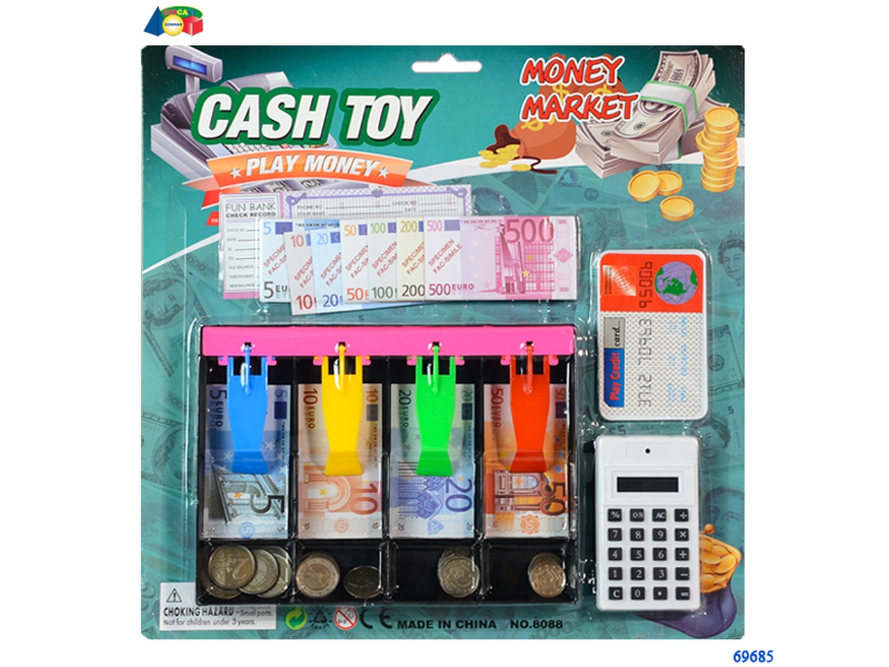 SET EURO C/CARTA CREDITO E CALC. 69685