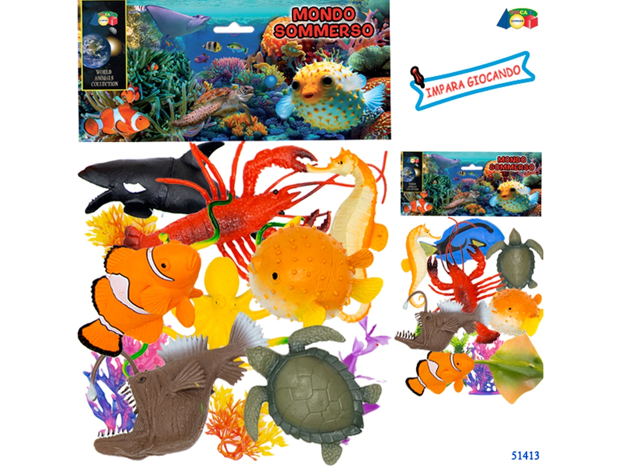 BUSTA PESCI MONDO SOMMERSO 51413