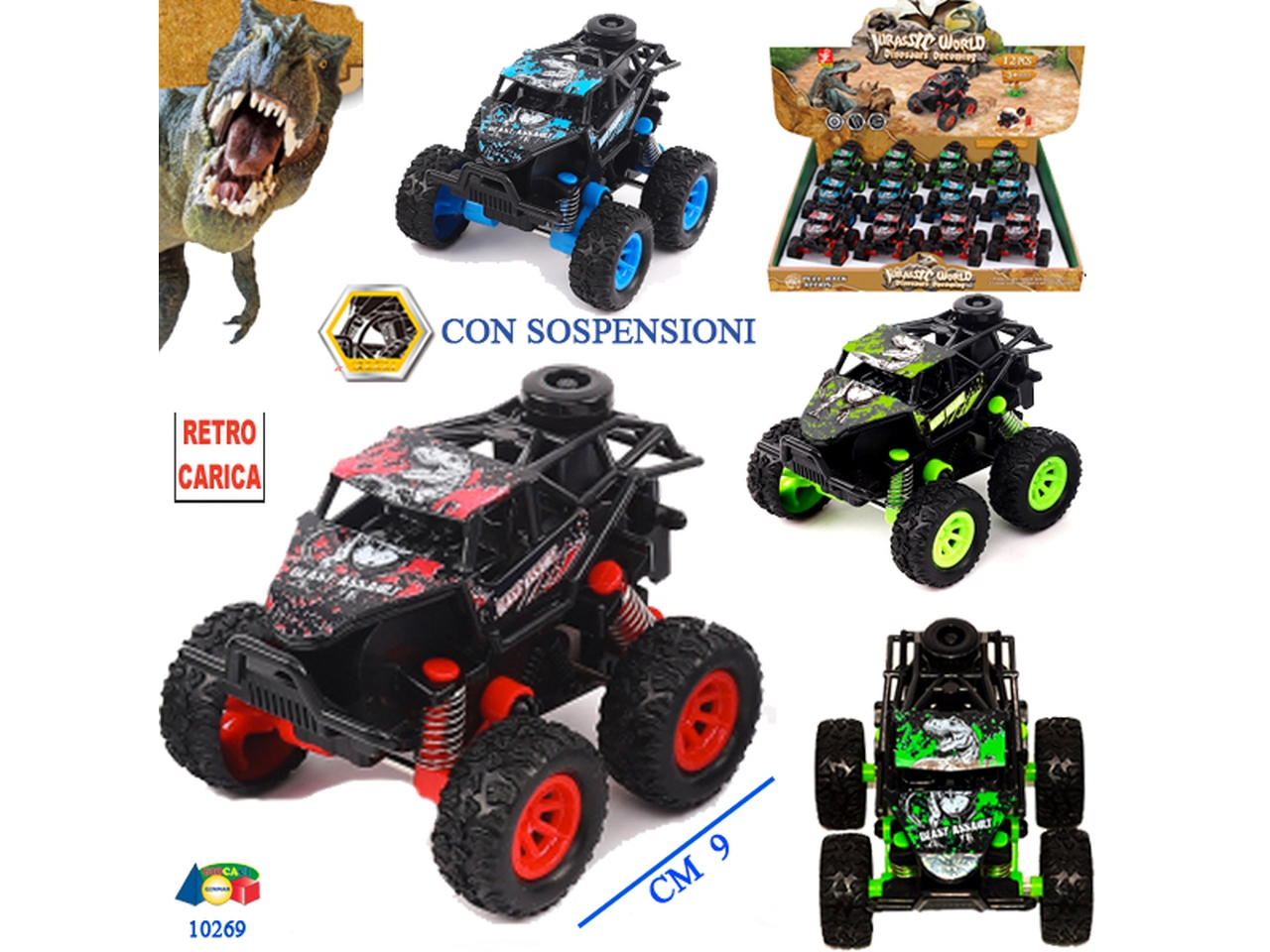 JEEP RADIOCOMANDATA DEC.DINOSAURI 10269