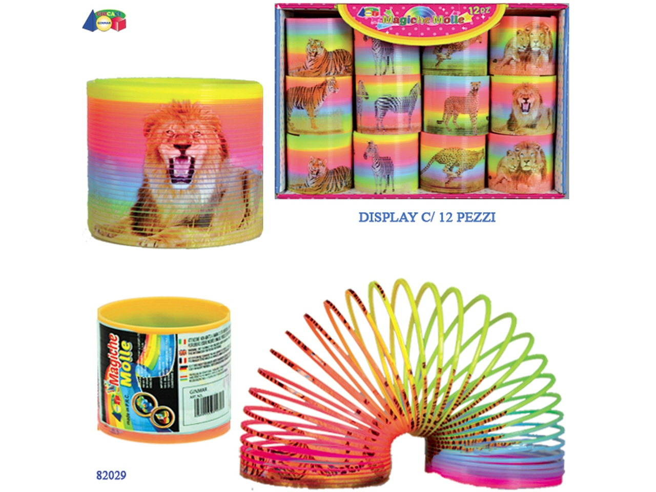 MOLLA ARCOBALENO DISEGNO ANIMALE 82029