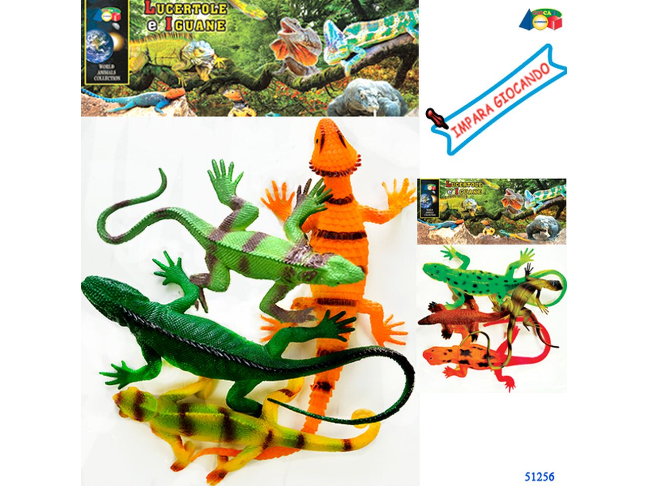 LUCERTOLE E IGUANE ASS.51256
