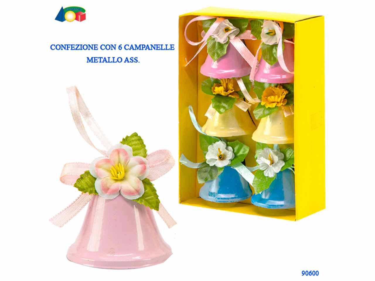 APPENDINO CAMPANELLA METALLO 6PZ 90600 APPENDINO CAMPANELLA METALLO 6PZ 90600