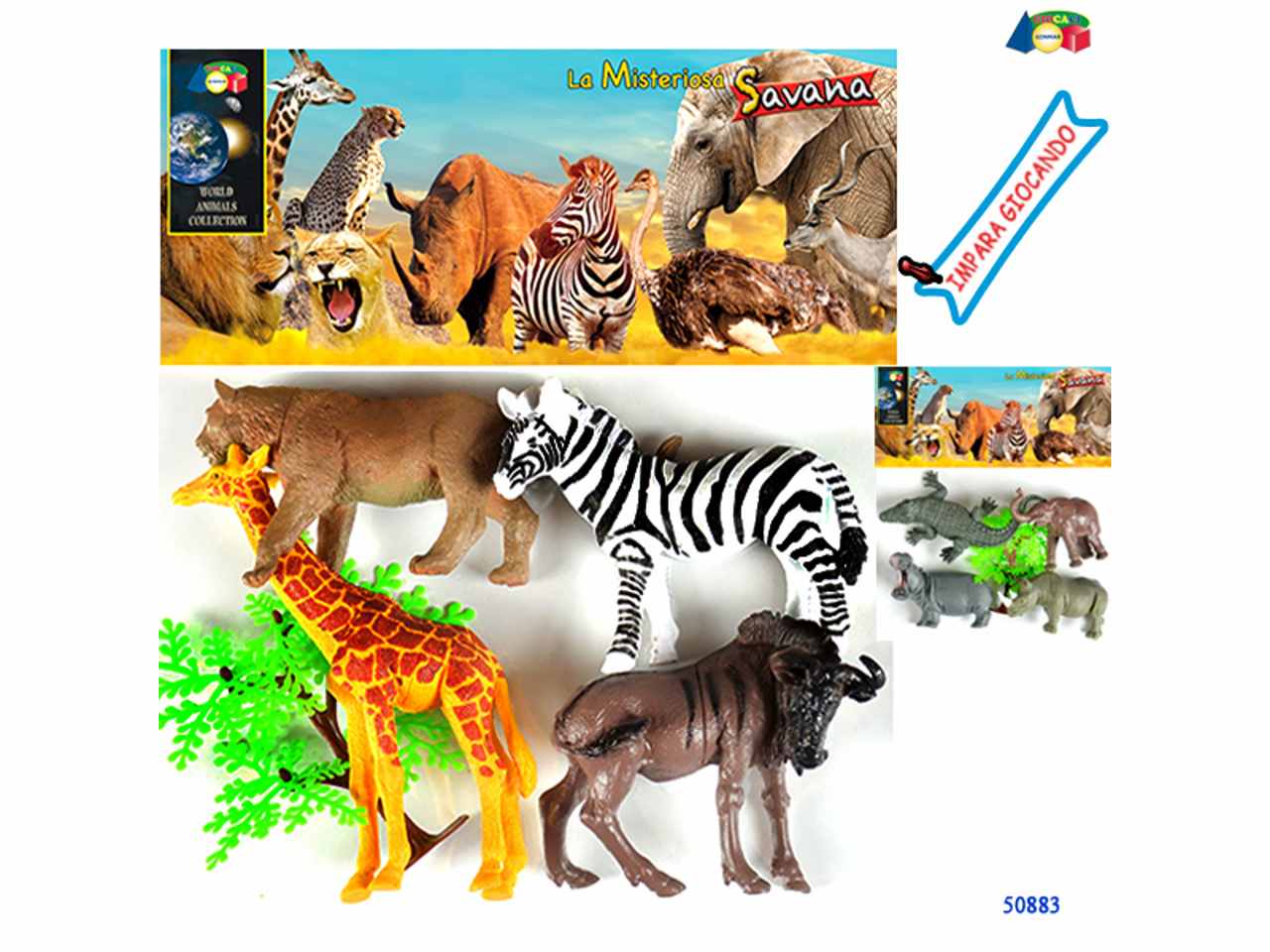 ANIMALI ZOO LA MISTERIOSA SAVANA 50883