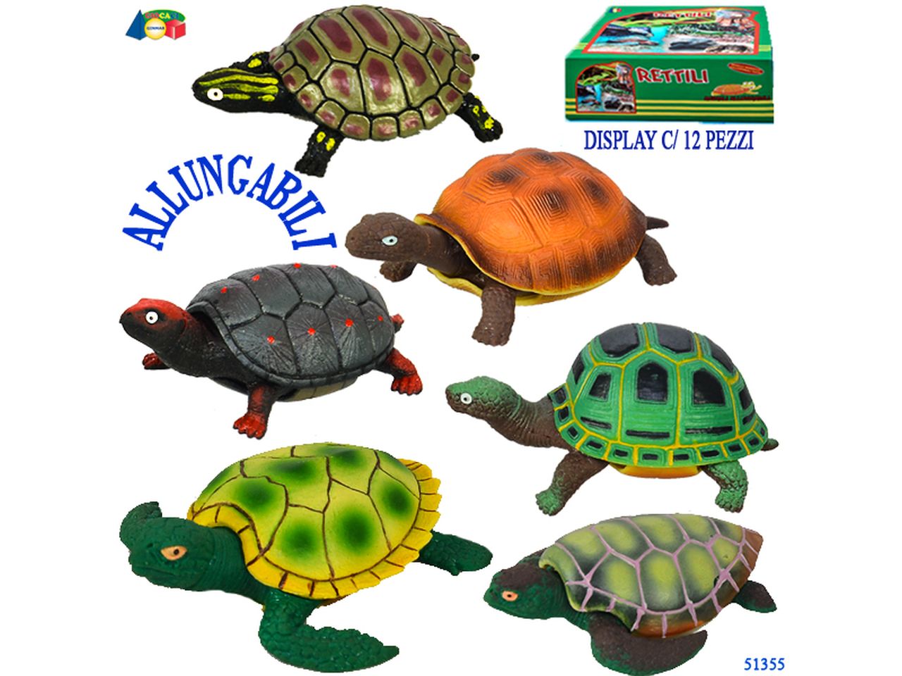 TARTARUGA ALLUNGABILE MODELLI ASS 51355