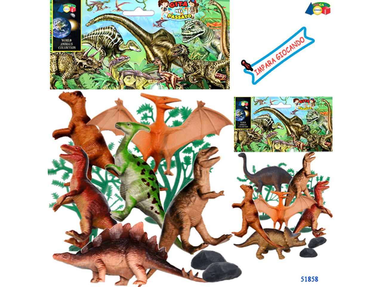 BUSTA DINOSAURI GITA NEL PASSATO 51858
