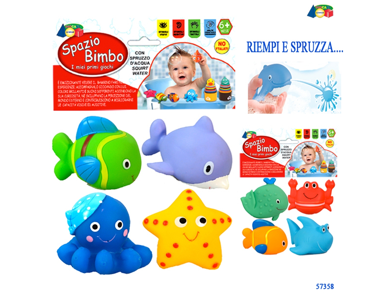 BUSTA SOGGETTI MARINI SPRUZZA ACQ 57358