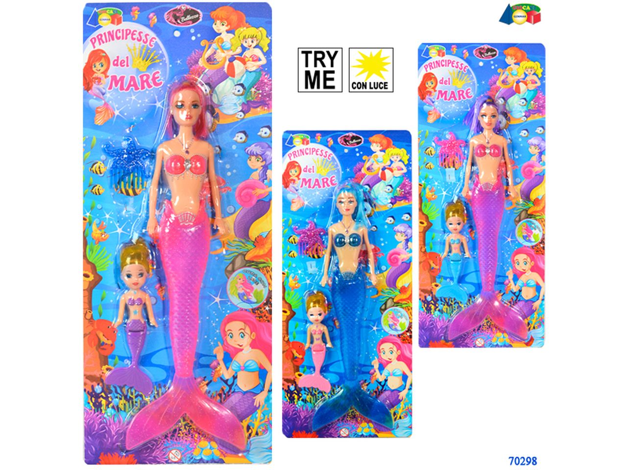 SET 2 SIRENE 1 CON LUCE E 1 PICCO 70298