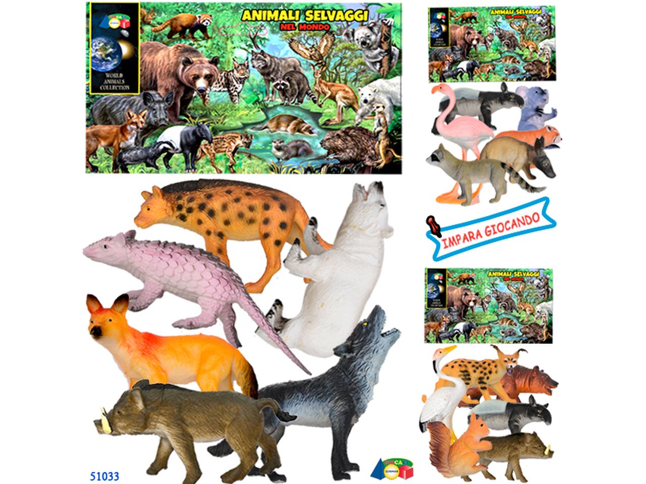 BUSTA ANIMALI SELVAGGI NEL MONDO 51033