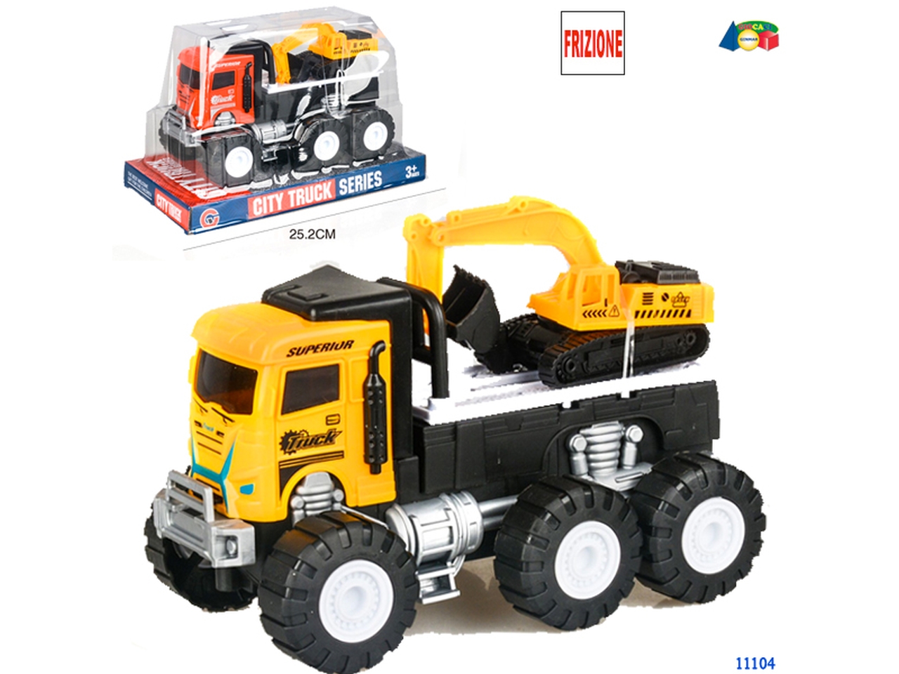 CAMION MONSTER FRIZ.E ESCAVATORE 11104 CAMION MONSTER FRIZ.E ESCAVATORE 11104