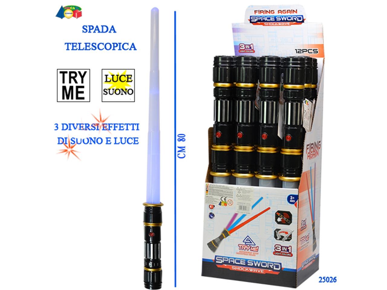 SPADA SPAZIALE TELESCOPICA 25026